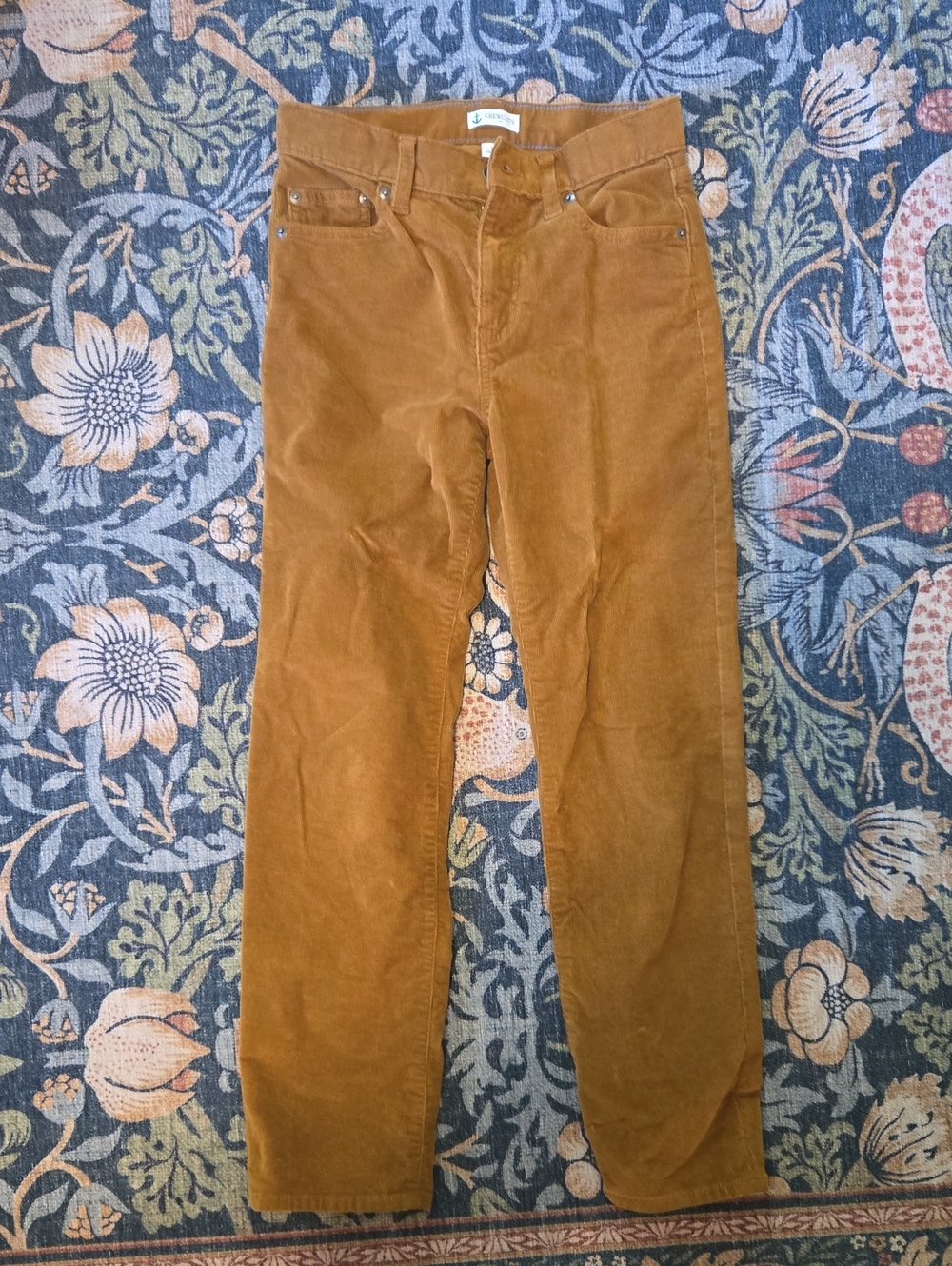 Crewcuts Kids Straight Corduroy Jeans in Caramel Brown 10